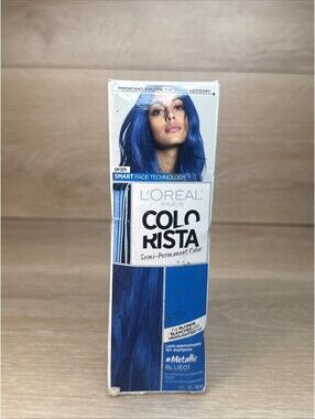 L'Oreal Colorista Semi Permanent Color Metallic Blue  4oz / 118ml NIB